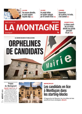 Cover of La Montagne (Montlucon)