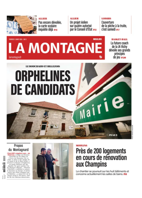 Cover of La Montagne (Moulins)