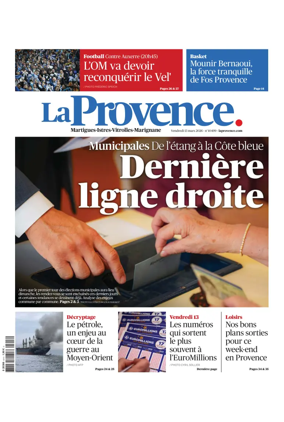 Cover of La Provence Martigues-Istres-Vitrolles-Marignane