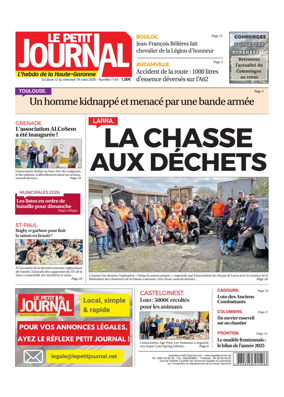 Cover of Le Petit Journal - L'hebdo du Pays Toulousain