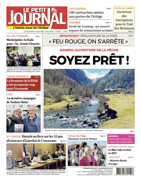 Cover of Le Petit Journal - L'hebdo local de l'Ariege