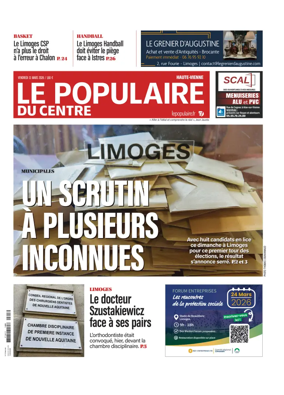 Cover of Le Populaire du Centre (Haute-Vienne)