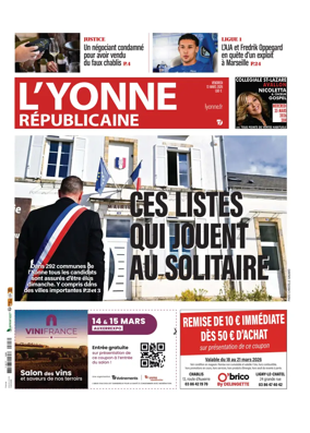 Cover of L'Yonne Republicaine