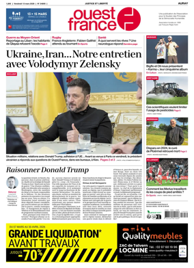 Cover of Ouest France (Auray)