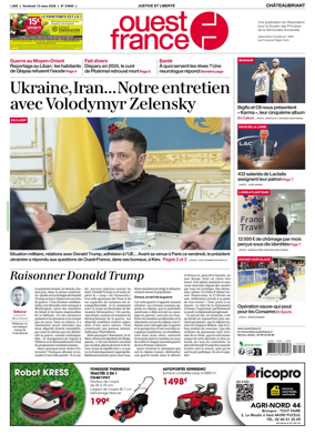 Cover of Ouest France (Chateaubriant)