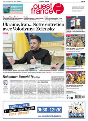 Cover of Ouest France (Dinan)