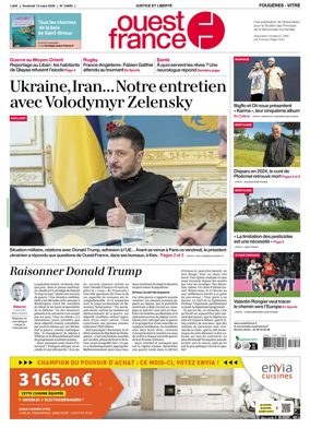 Cover of Ouest-France (Fougeres Vitre)