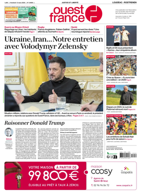 Cover of Ouest France (Loudeac / Rostrenen)