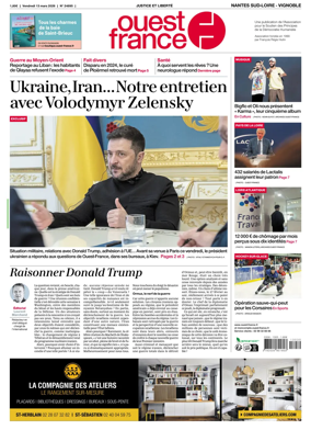 Cover of Ouest France (Nantes / Sud-Loire / Vignoble)
