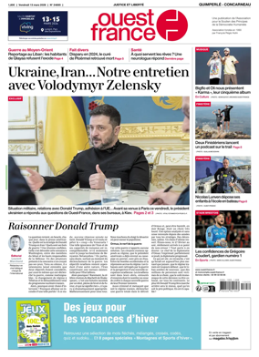 Cover of Ouest-France (Quimperle Concarneau)