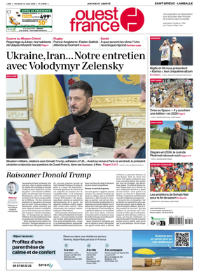 Cover of Ouest-France (Saint-Brieuc Lamballe)