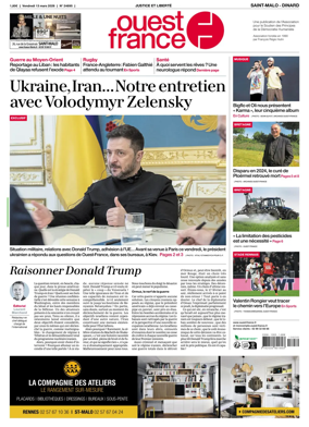 Cover of Ouest France (Saint-Malo)