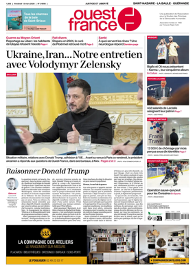 Cover of Ouest France (Saint-Nazaire La Baule Guerande)