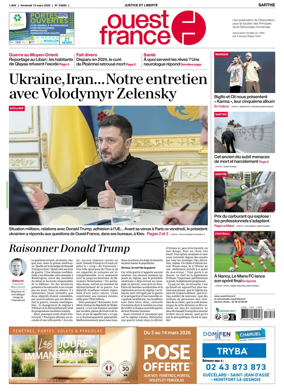 Cover of Ouest France (Sarthe)