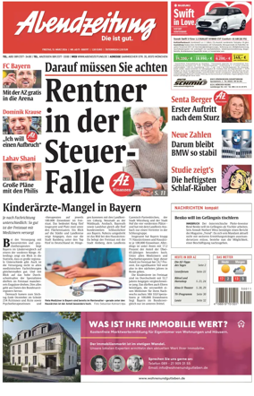 Cover of Abendzeitung Munchen