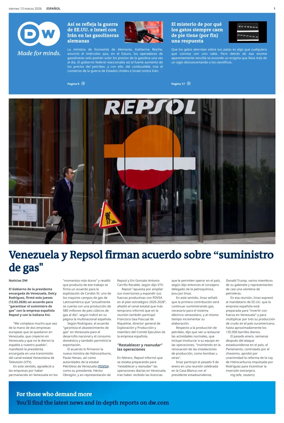 Cover of Deutsche Welle (Spanish edition)