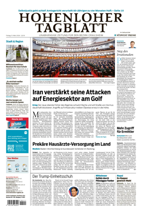 Cover of Hohenloher Tagblatt