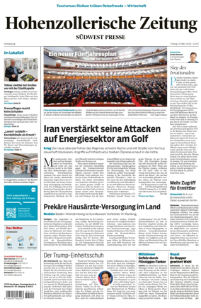 Cover of Hohenzollerische Zeitung