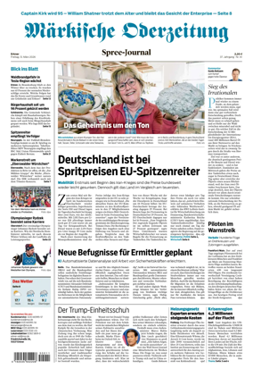 Cover of Markische Oderzeitung Erkner