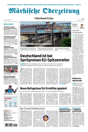 Cover of Markische Oderzeitung Oderland-Echo