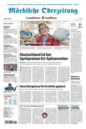 Cover of Markische Oderzeitung Frankfurt (Oder)