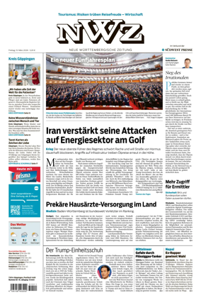 Cover of NWZ – Neue Wurttembergische Zeitung