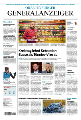 Cover of Oranienburger Generalanzeiger