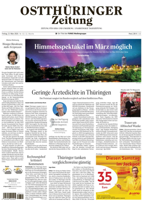Cover of Ostthuringer Zeitung (Gera)