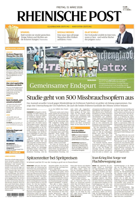 Cover of Rheinische Post - Monchengladbach and Korschenbroich