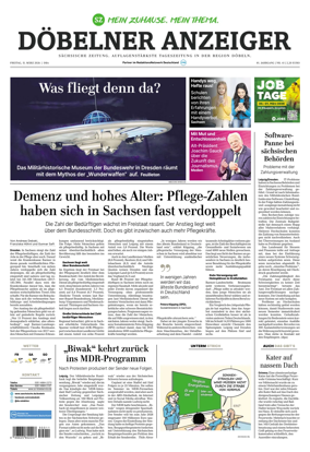 Cover of Sachsische Zeitung (Dobeln)
