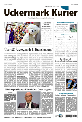 Cover of Templiner Zeitung