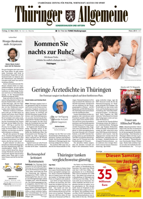 Cover of Thuringer Allgemeine (Muhlhausen und Bad Langensalza)