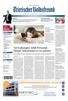 Cover of Trierischer Volksfreund