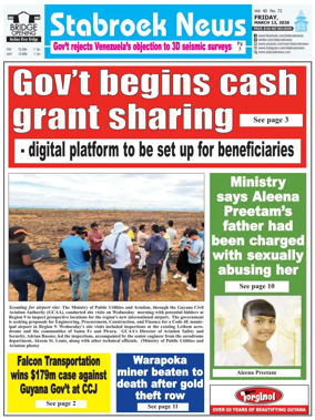 Cover of Stabroek News