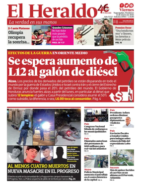 Cover of Diario El Heraldo