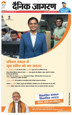 Cover of Dainik Jagran - Silliguri