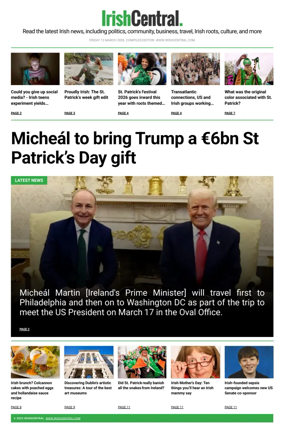 Cover of Irish Central