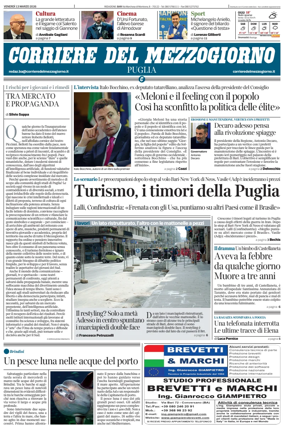 Cover of Corriere del Mezzogiorno (Puglia)