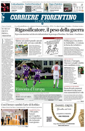 Cover of Corriere Fiorentino