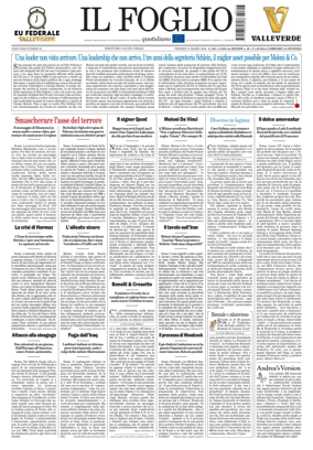 Cover of Il Foglio Quotidiano