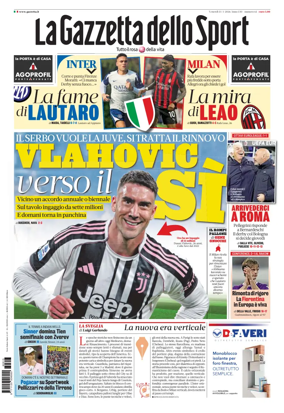 Cover of La Gazzetta dello Sport - Roma