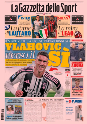 Cover of La Gazzetta dello Sport