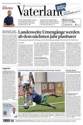 Cover of Liechtensteiner Vaterland