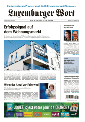 Cover of Luxemburger Wort