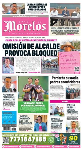 Cover of Diario de Morelos