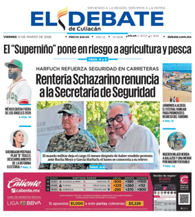Cover of El Debate de Culiacan