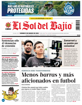 Cover of El Sol de Bajio