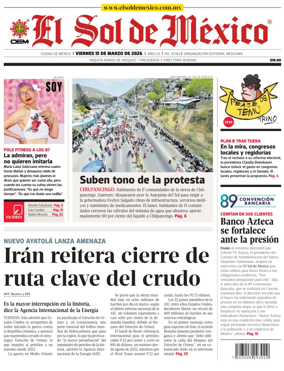 Cover of El Sol de Mexico