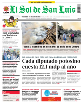 Cover of El Sol de San Luis Potosi