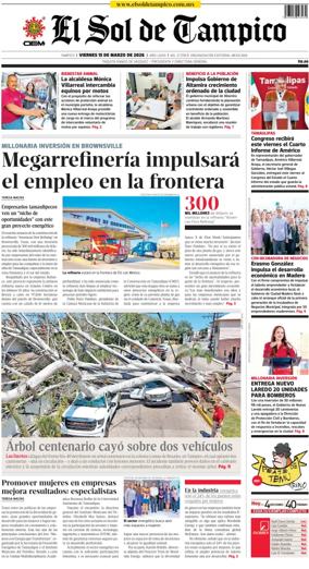 Cover of El Sol de Tampico